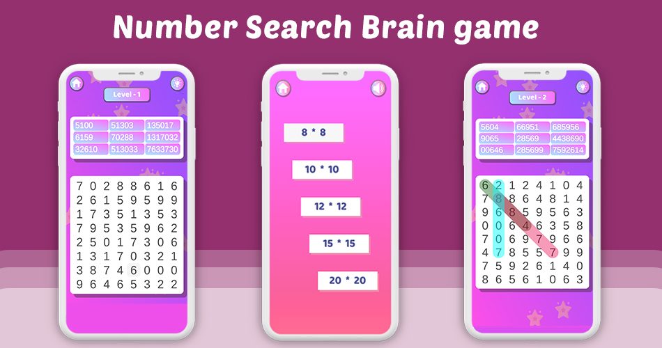Number Search Brain-banner